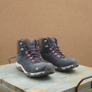 Women's Blue and Brown Ankle Boots